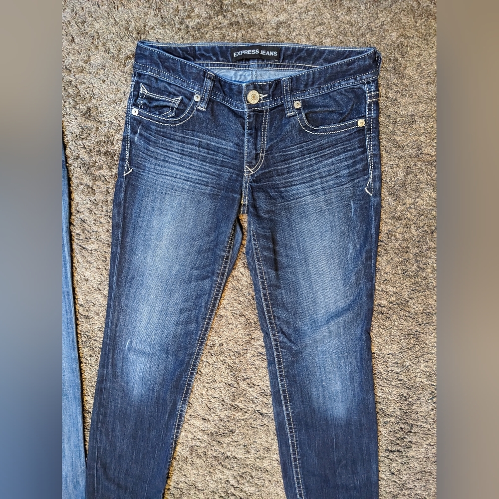 Express Jeans Stella Skinny Low Rise 4R